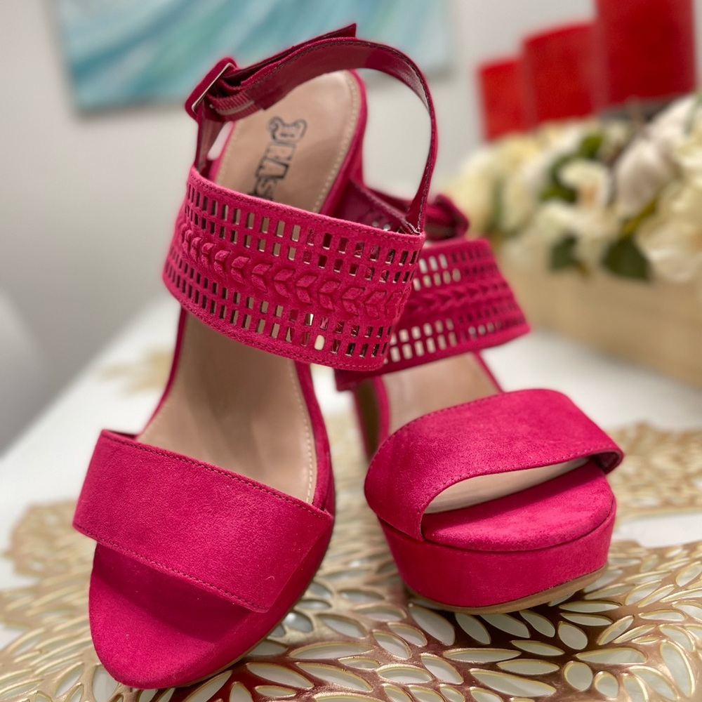 Pink heels